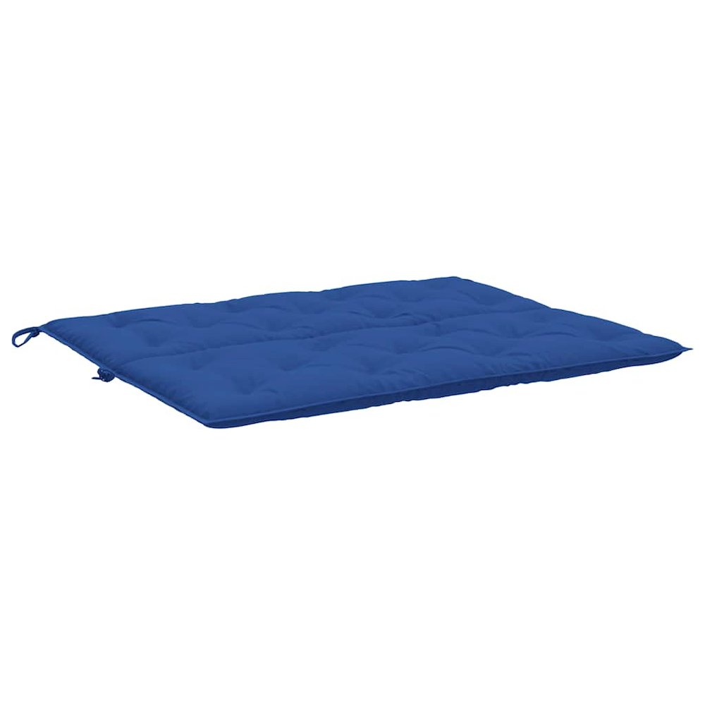 Garden Bench Cushion Set of 2 Blue Oxford fabric (100% polyester). Picture 6