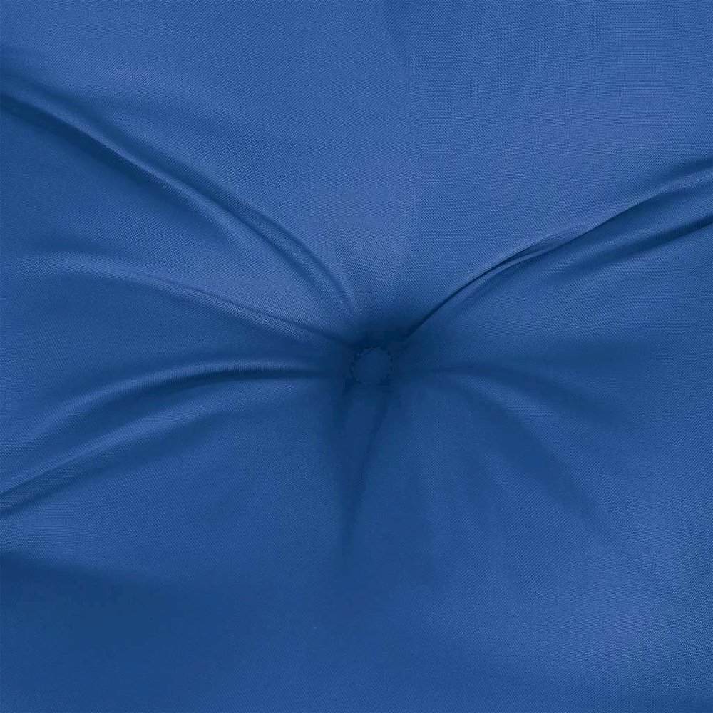 Garden Bench Cushion Set of 2 Blue Oxford fabric (100% polyester). Picture 8