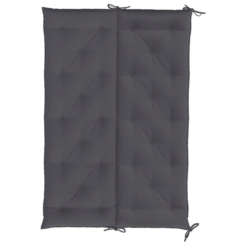 Garden Bench Cushion Set of 2 Anthracite. Picture 7
