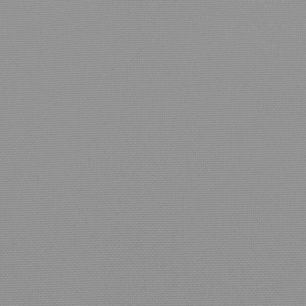 Garden Bench Cushion Set of 2 Grey Oxford fabric (100% polyester). Picture 9