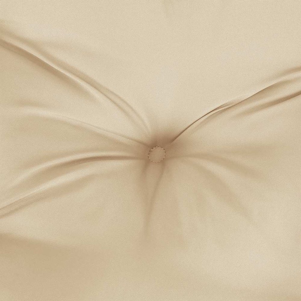 Garden Bench Cushion Set of 2 Beige Oxford fabric (100% polyester). Picture 8