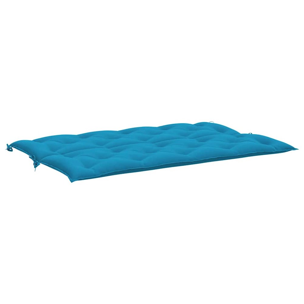 Garden Bench Cushion Set of 2 Light blue. Picture 6
