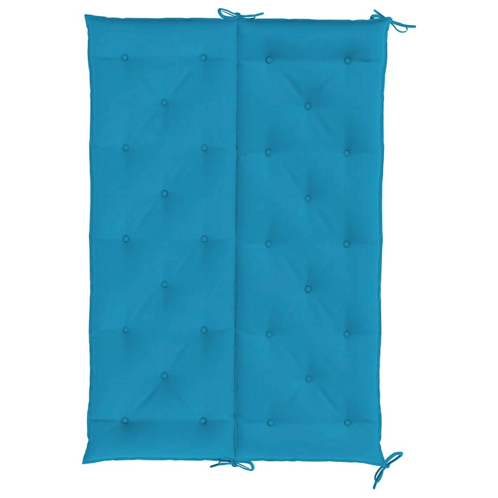 Garden Bench Cushion Set of 2 Light blue. Picture 7