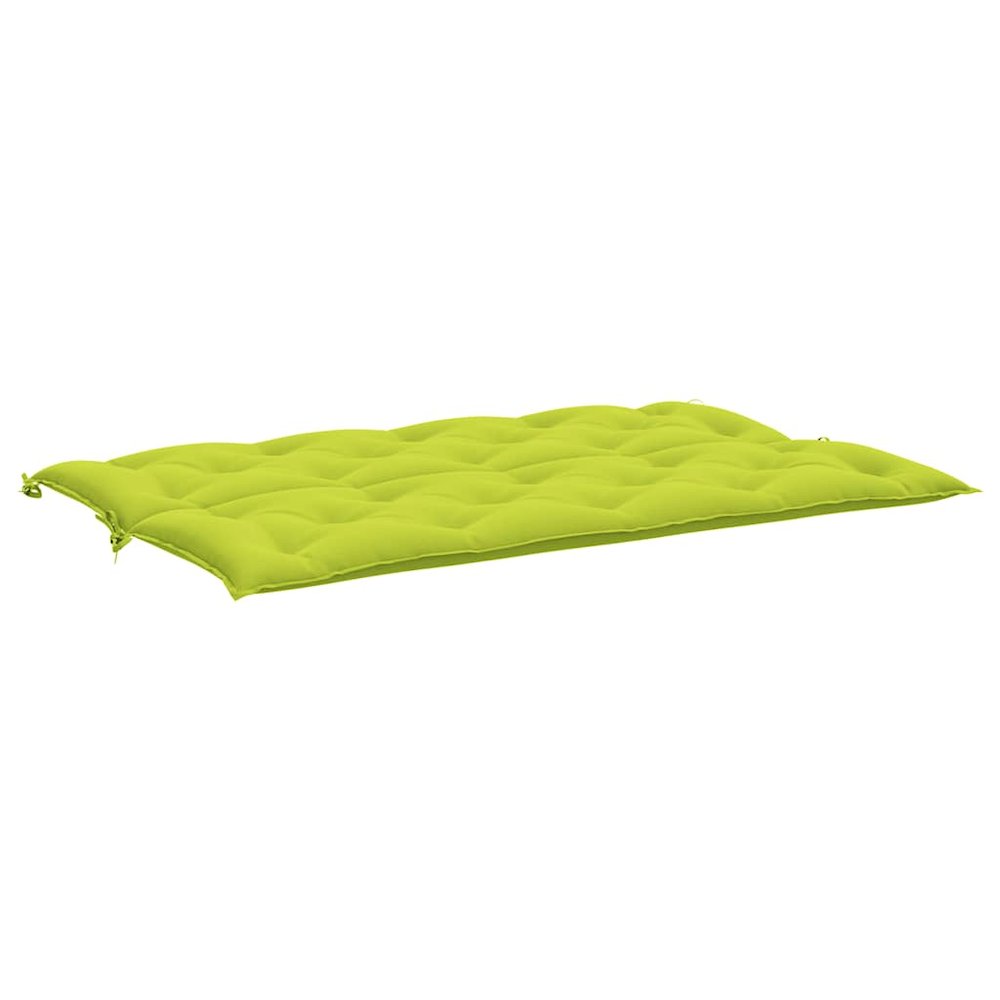 Garden Bench Cushion Set of 2 Bright green. Picture 6