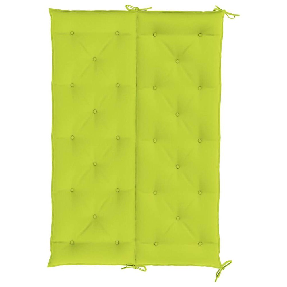 Garden Bench Cushion Set of 2 Bright green. Picture 7