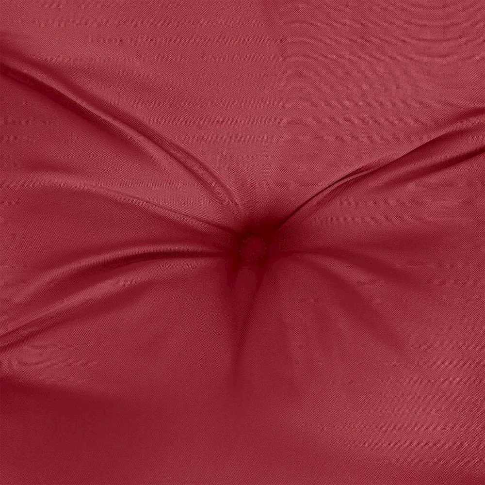 Garden Bench Cushion Set of 2 Wine red Oxford fabric, Hollow fiber. Picture 7