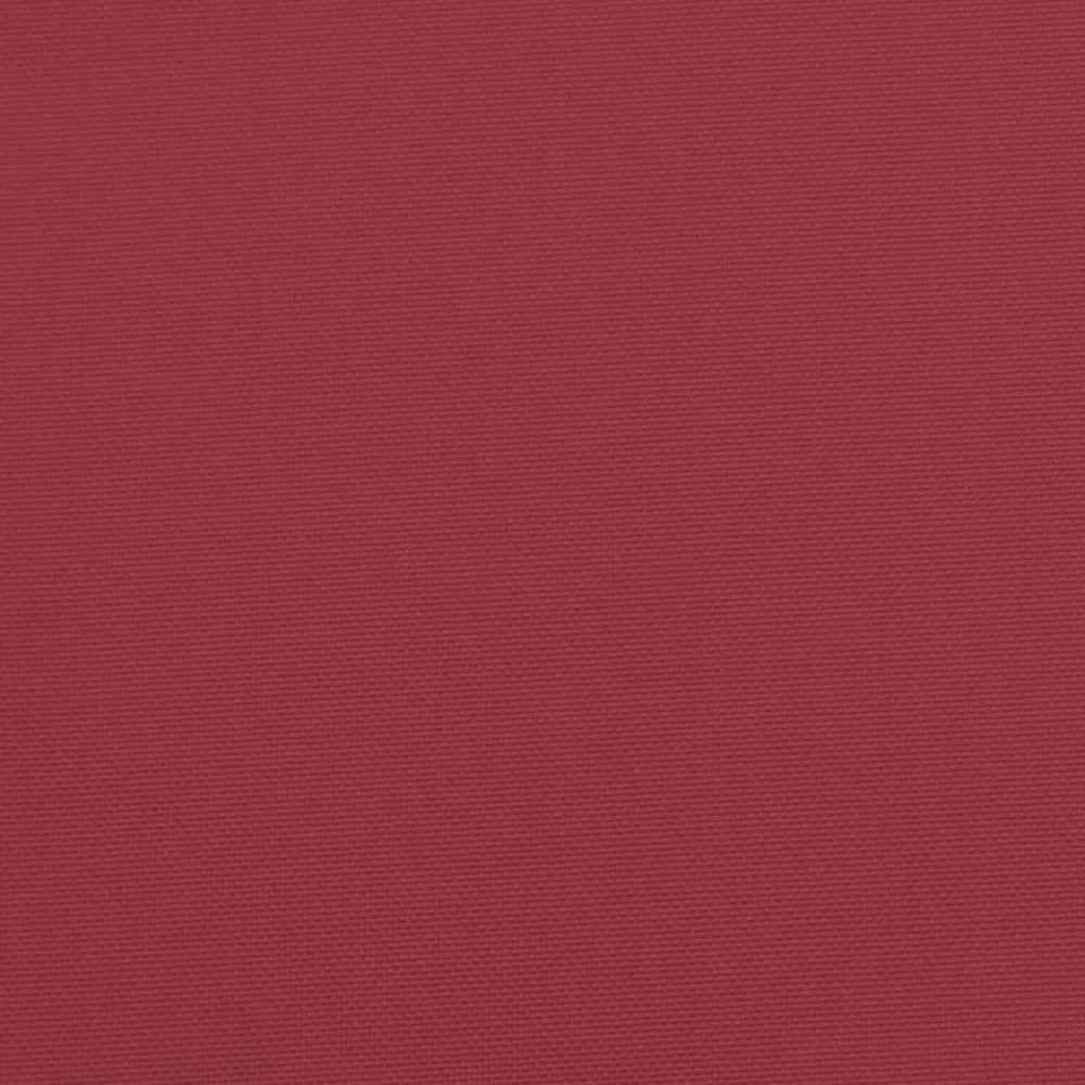 Garden Bench Cushion Set of 2 Wine red Oxford fabric, Hollow fiber. Picture 8