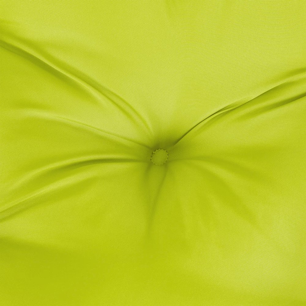 Garden Bench Cushion Set of 2 Bright green Oxford fabric Large. Picture 7