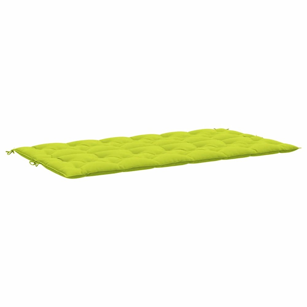 Garden Bench Cushion Set of 2 Bright Green. Picture 6