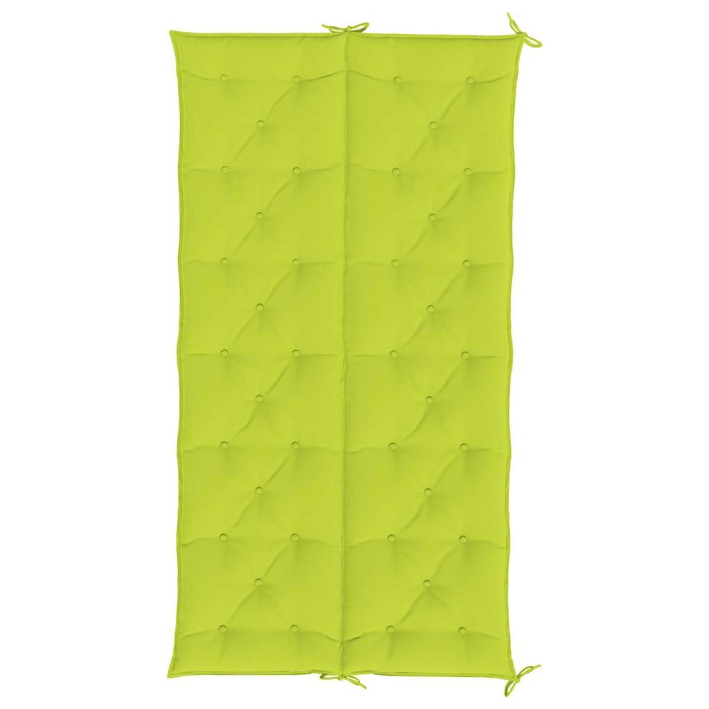 Garden Bench Cushion Set of 2 Bright Green. Picture 7