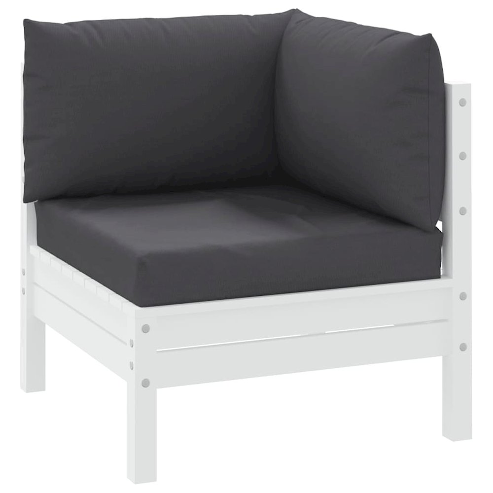 Pallet Cushion Charcoal Oxford fabric (100% polyester) Medium. Picture 3
