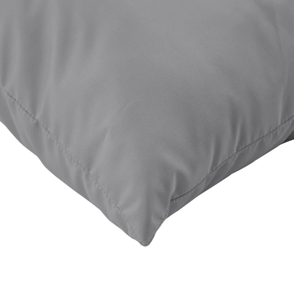 Pallet Cushion Grey Oxford fabric Set of 3 Rectangular Modern. Picture 7