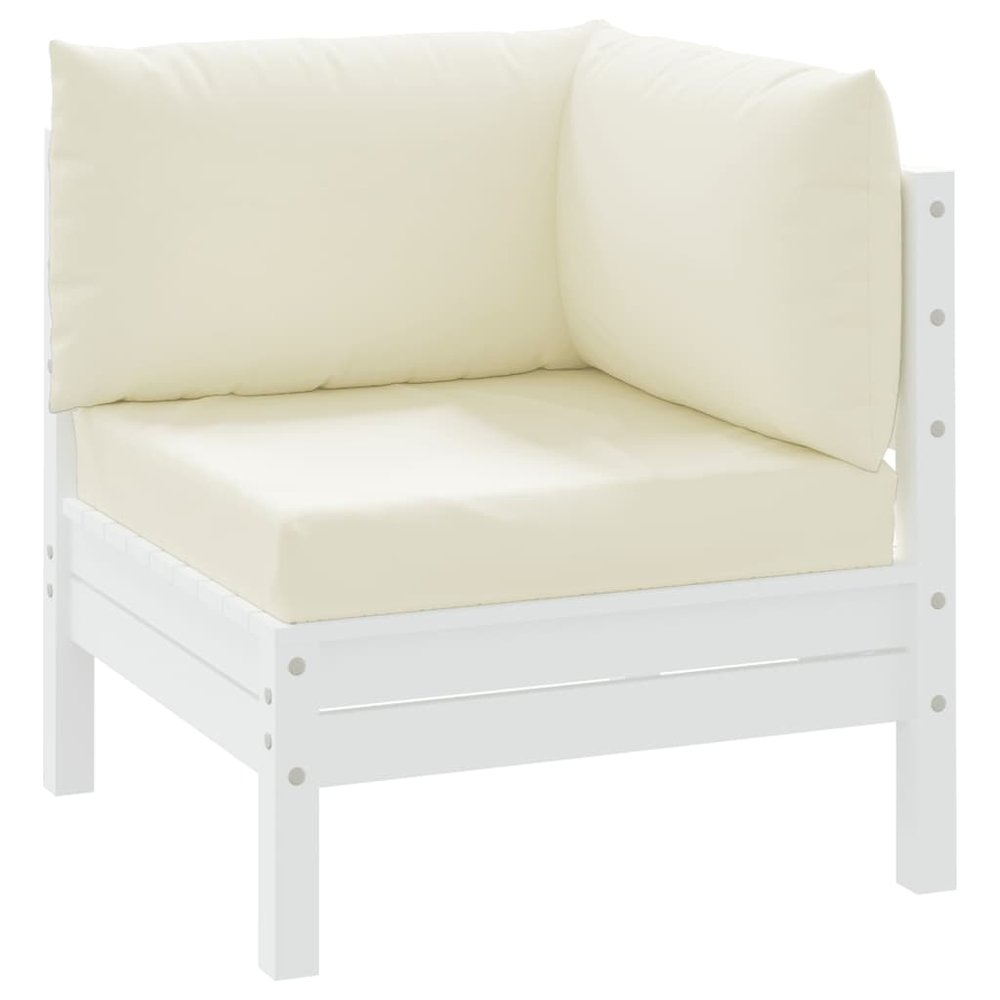 Pallet Cushion Cream White Oxford Fabric (100% polyester) Medium. Picture 3