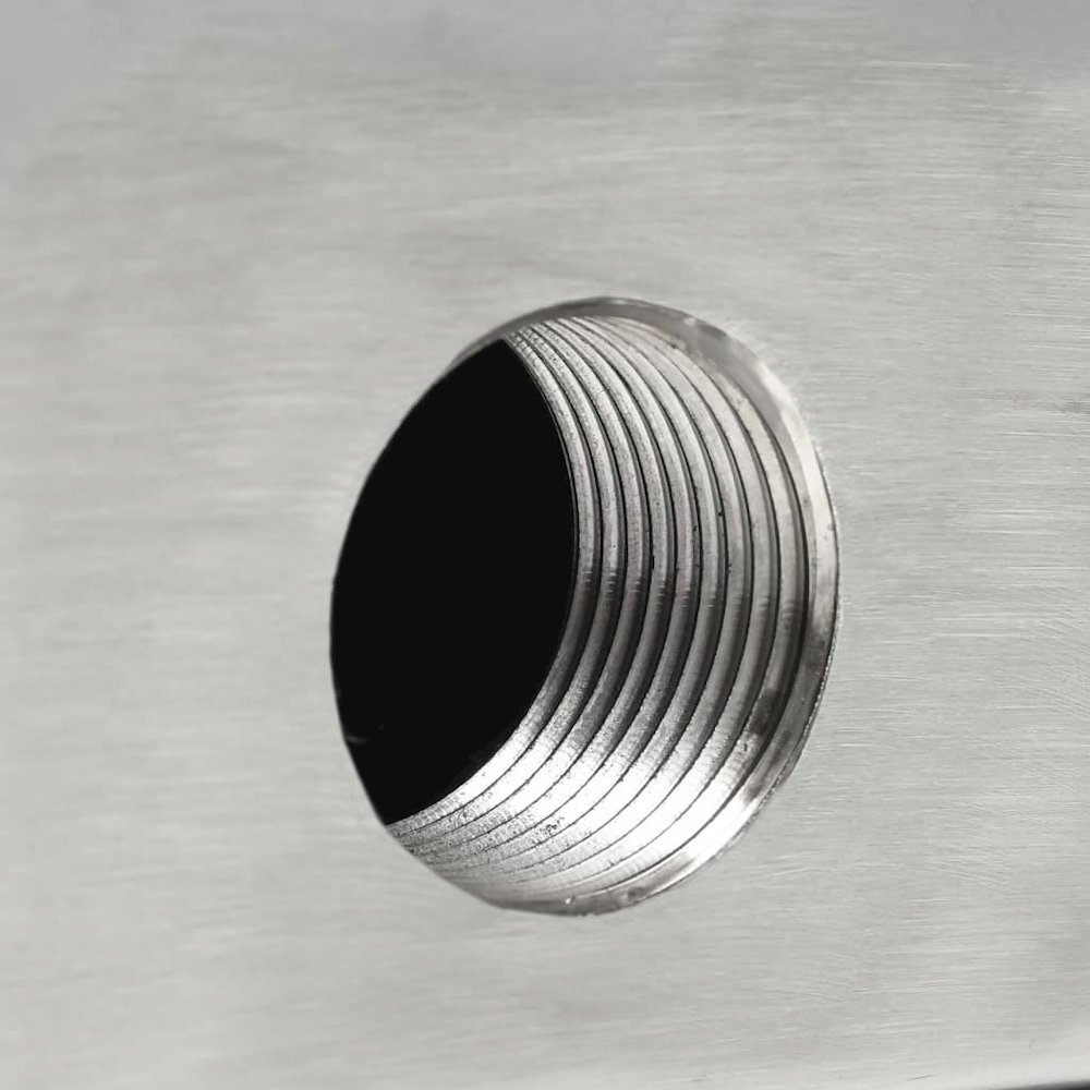 Waterfall Silver Stainless Steel 304 Medium Decorative Inlays. Picture 6