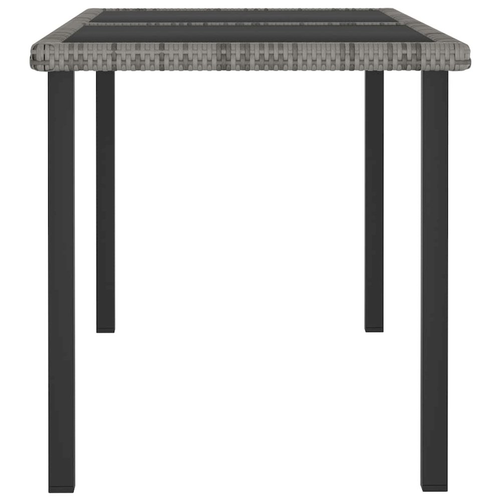 Garden Dining Table Grey. Picture 3
