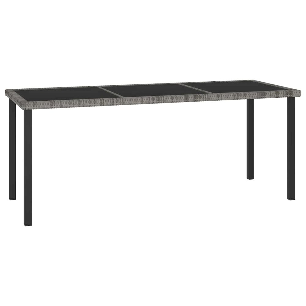 Garden Dining Table Grey. Picture 1