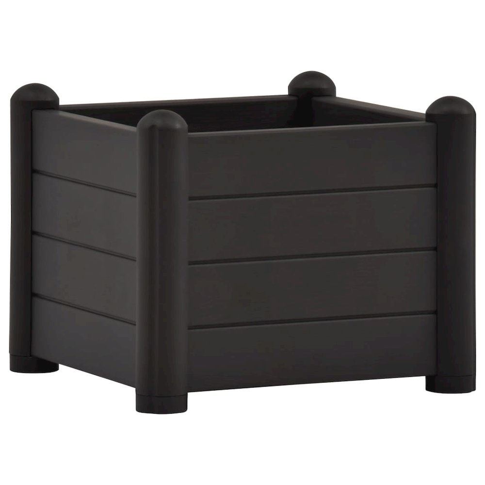 Raised Bed Anthracite Polypropylene 16.9 x 16.9 x 13.8 in. Picture 2