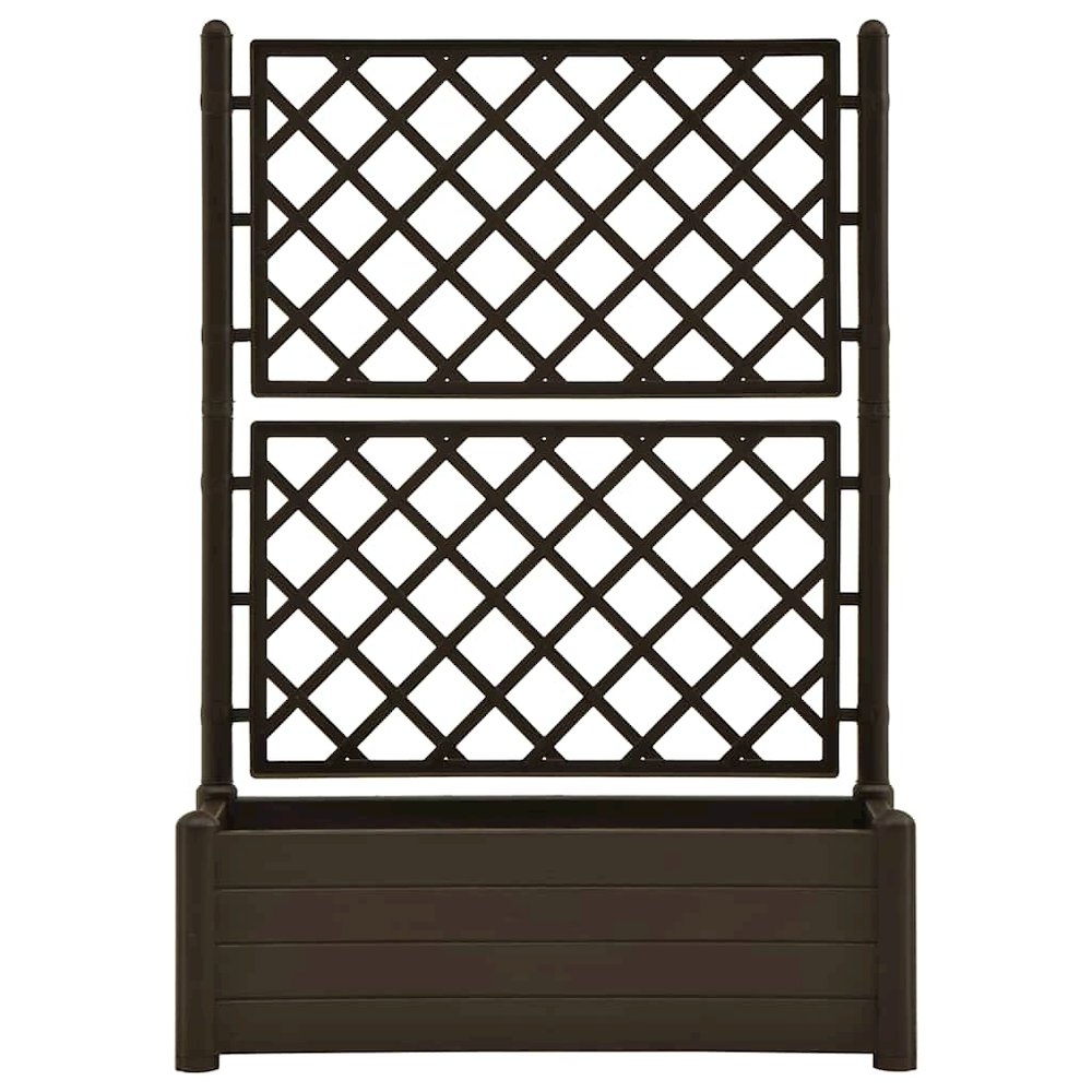 Garden Planter Mocha Polypropylene Large Planters. Picture 3