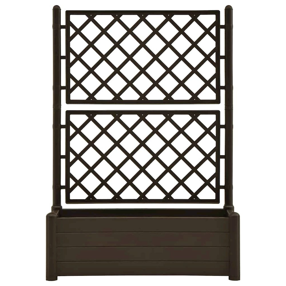 Garden Planter Mocha Polypropylene Large Planters. Picture 5
