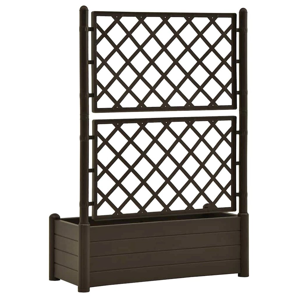 Garden Planter Mocha Polypropylene Large Planters. Picture 7