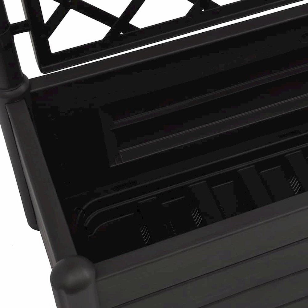 Garden Planter Anthracite PP (polypropylene) Medium Planters. Picture 8