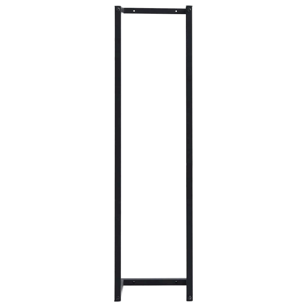 Towel Rack Black Iron 37.4 in tall Towel Rack Rectangular. Picture 3