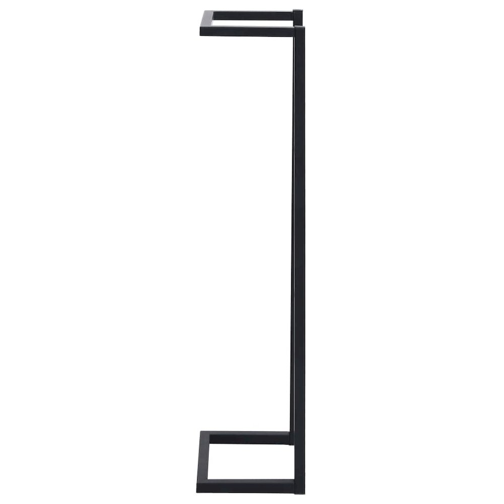 Towel Rack Black Iron 37.4 in tall Towel Rack Rectangular. Picture 4