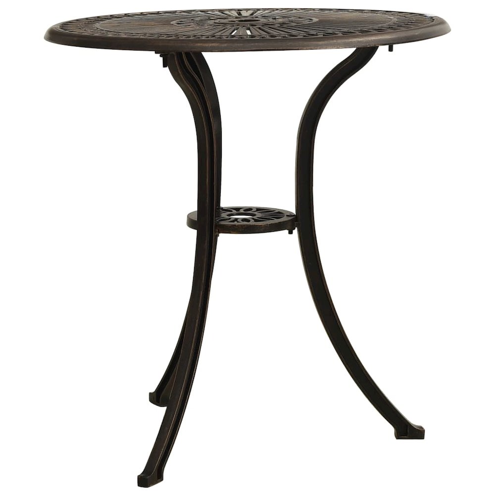 Garden Table Bronze Cast Aluminum Medium Durable. Picture 2