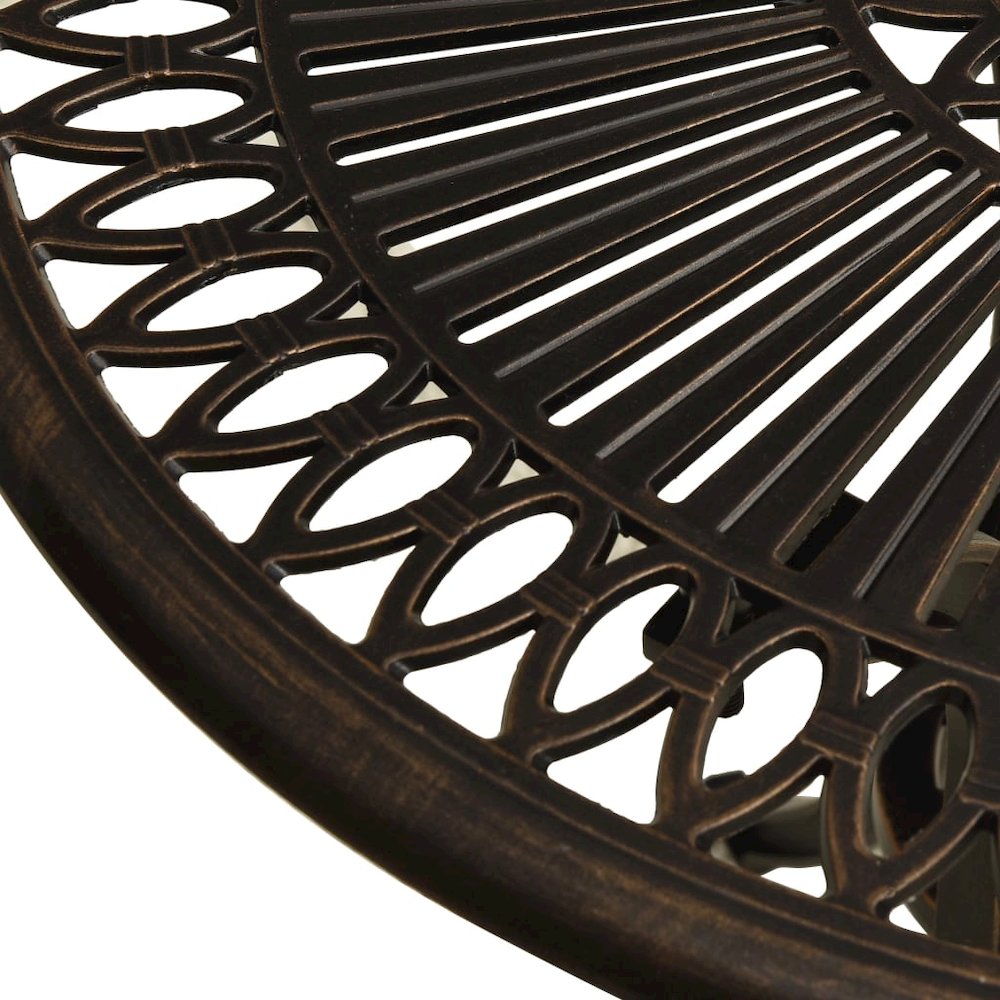 Garden Table Bronze Cast Aluminum Medium Durable. Picture 4