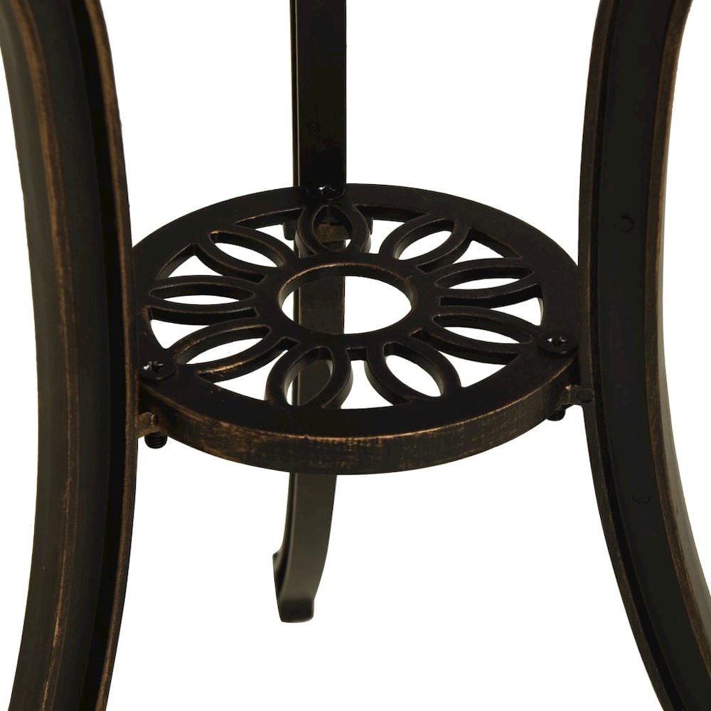 Garden Table Bronze Cast Aluminum Medium Durable. Picture 5
