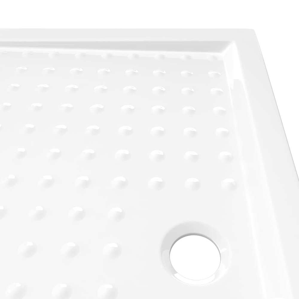 Shower Base Tray with Dots White 31.5"x39.4"x1.6" ABS. Picture 6