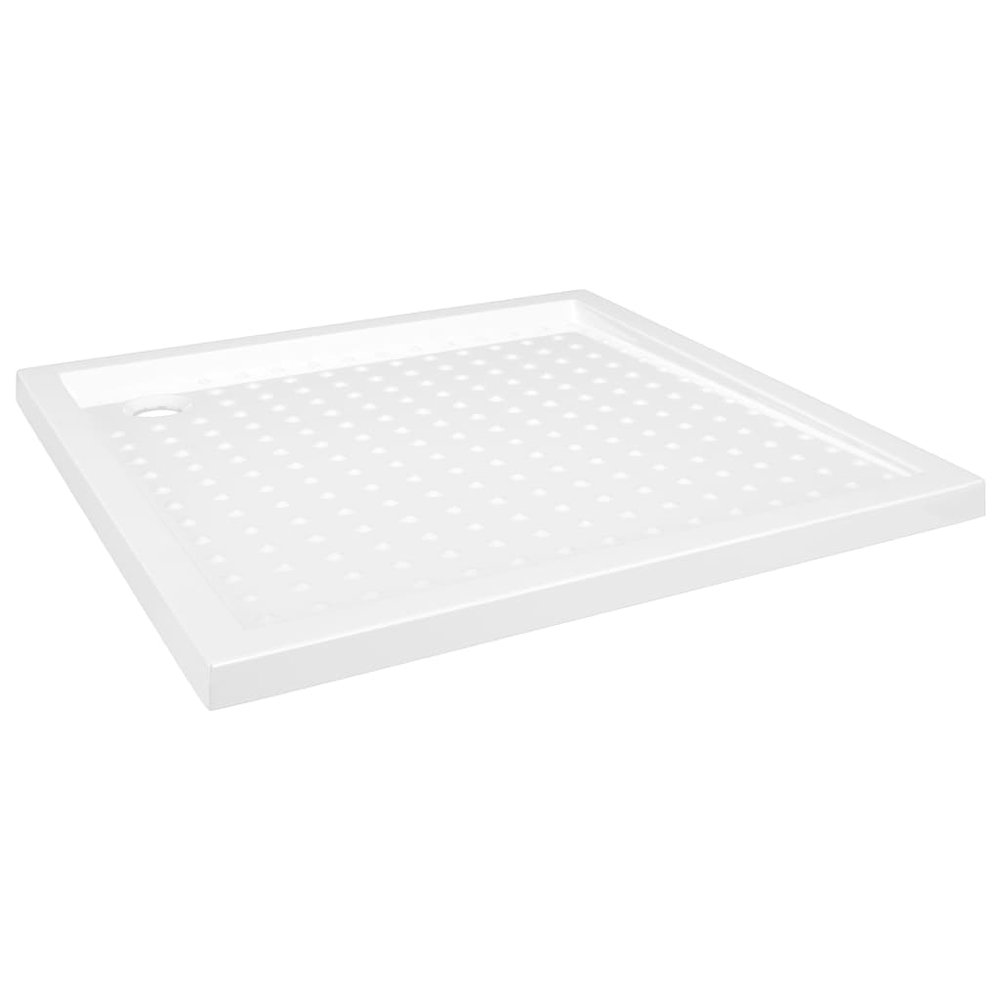 Shower Base Tray with Dots White 31.5"x31.5"x1.6" ABS. Picture 2