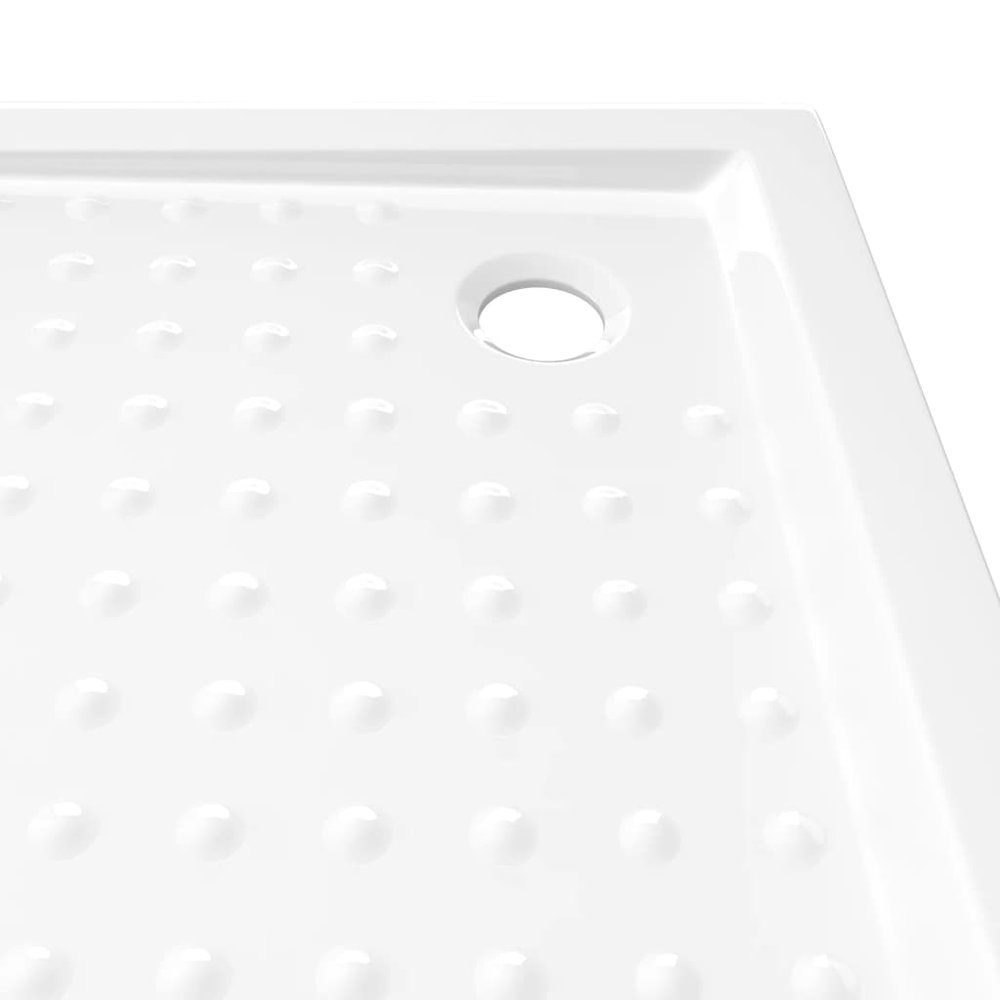 Shower Base Tray with Dots White 31.5"x31.5"x1.6" ABS. Picture 6