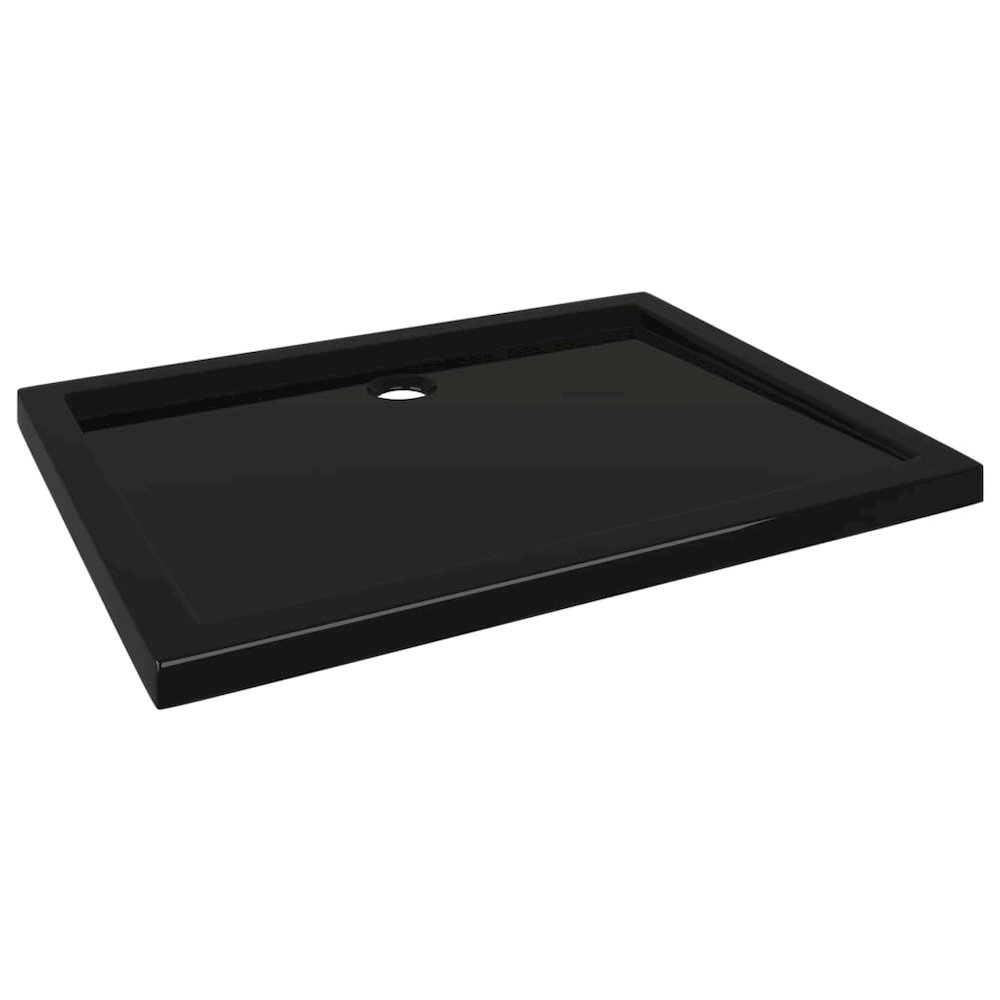Rectangular ABS Shower Base Tray Black 31.5"x39.4". Picture 1