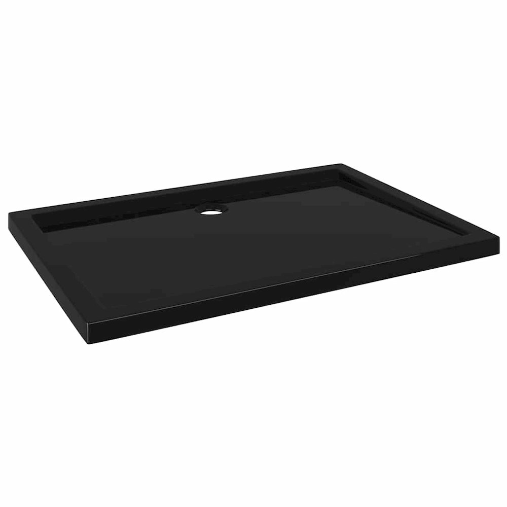 Rectangular ABS Shower Base Tray Black 31.5"x43.3". Picture 1