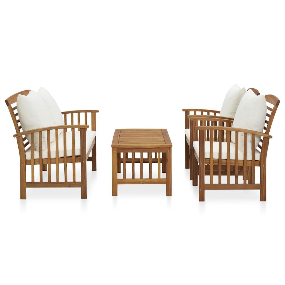 Garden Lounge Set Solid Acacia Wood Large Durable. Picture 2