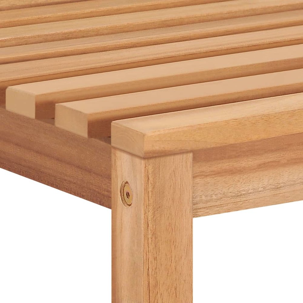 Garden Chair Set of 2 Natural Teak Teak hardwood Standard. Picture 6
