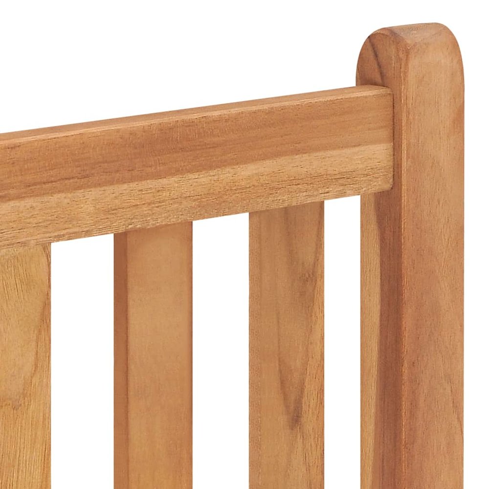 Garden Chair Set of 2 Natural Teak Teak hardwood Standard. Picture 7