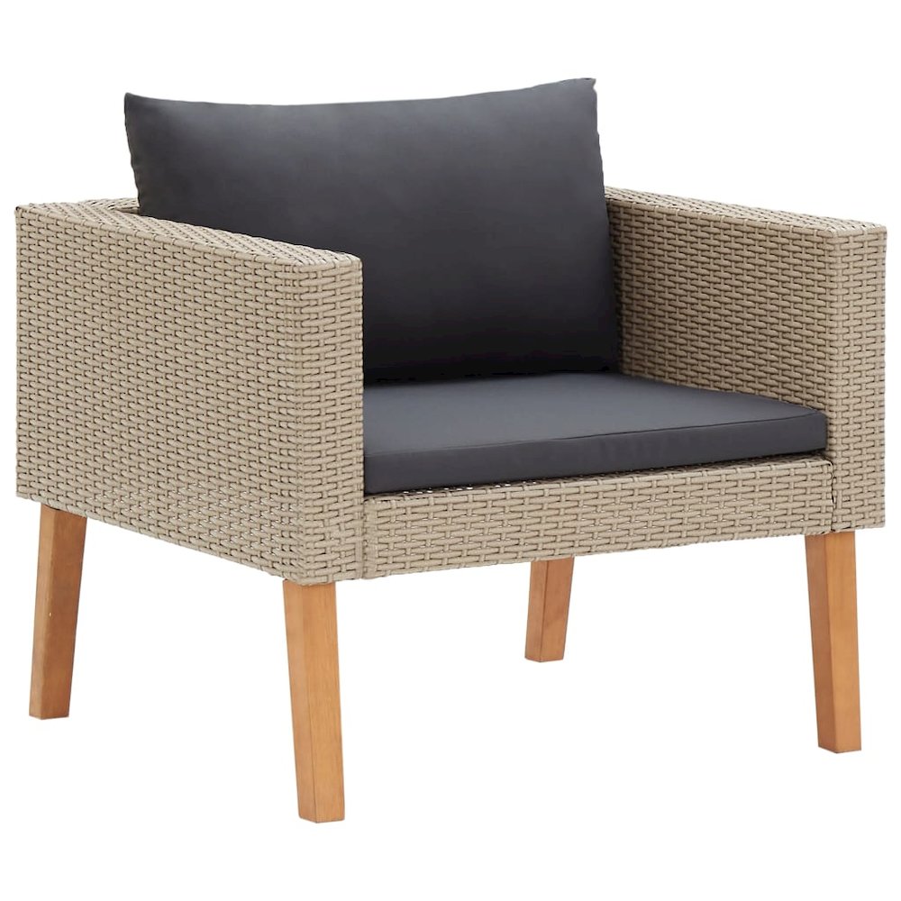 Garden Furniture Set Beige. Picture 3
