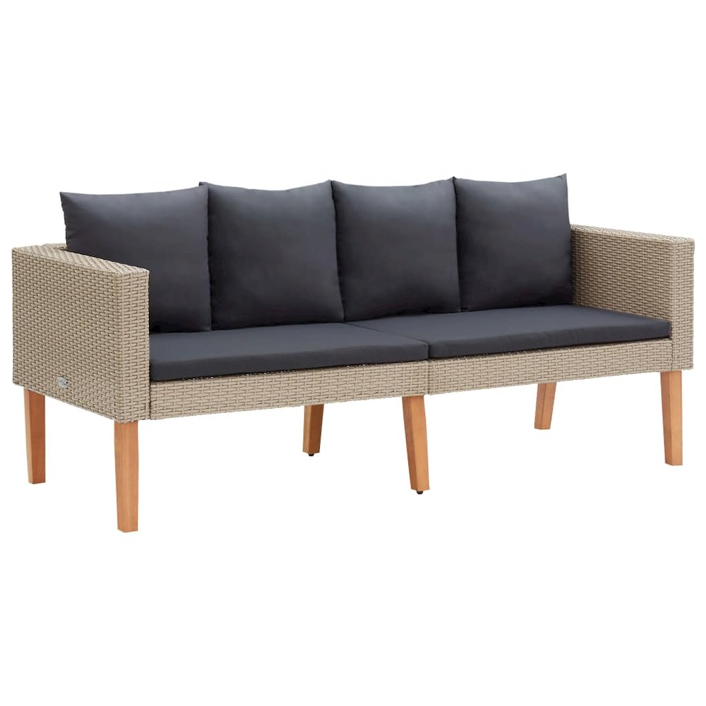 Garden Furniture Set Beige. Picture 9