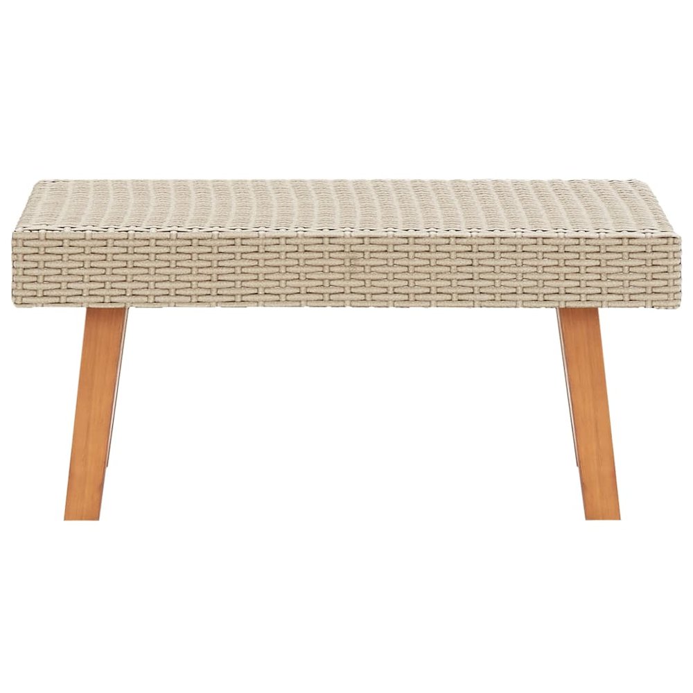 Garden Furniture Set Beige and Anthracite. Picture 7