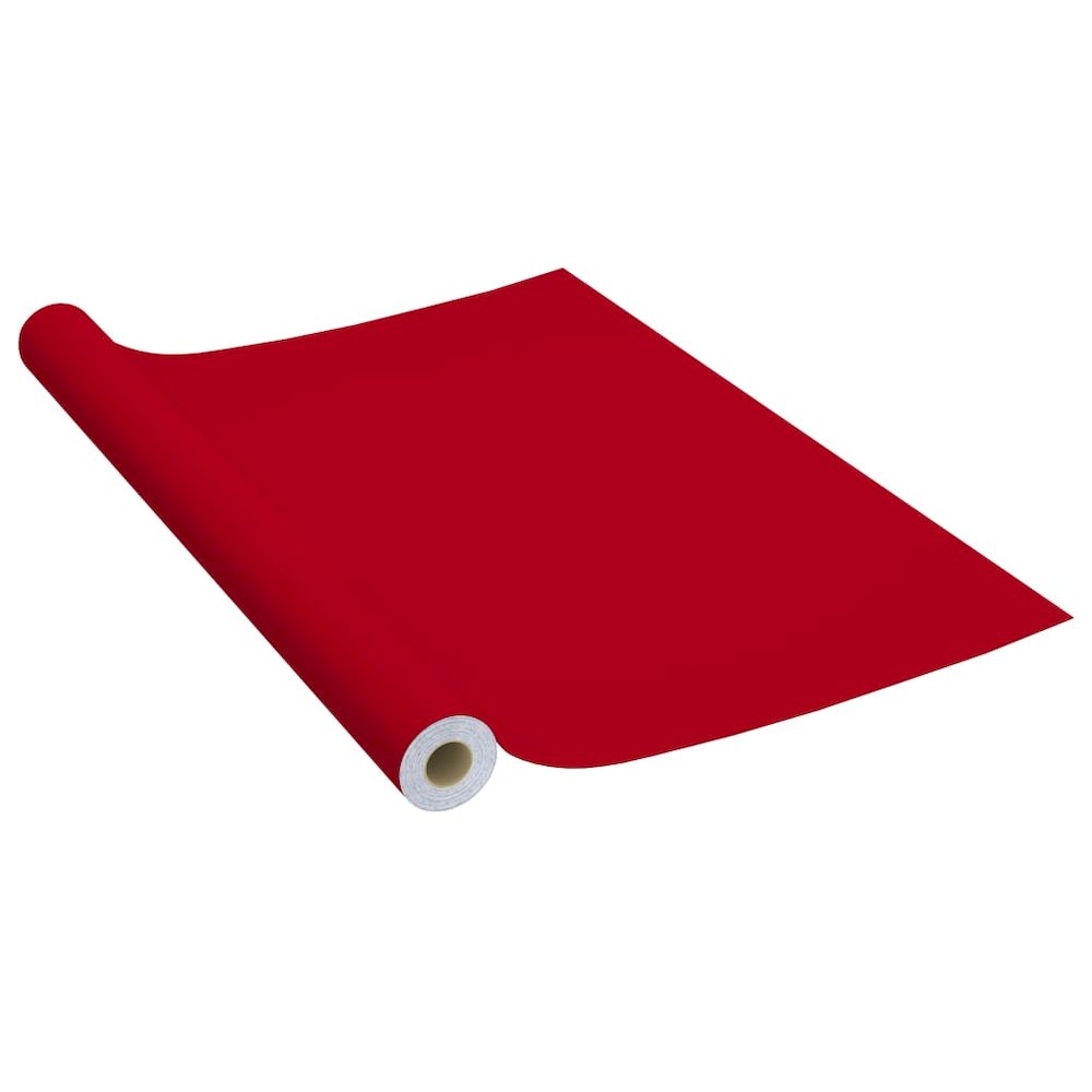 Furniture Film Red PVC 196.9 x 35.4 in Adjustable Armrests. Picture 3