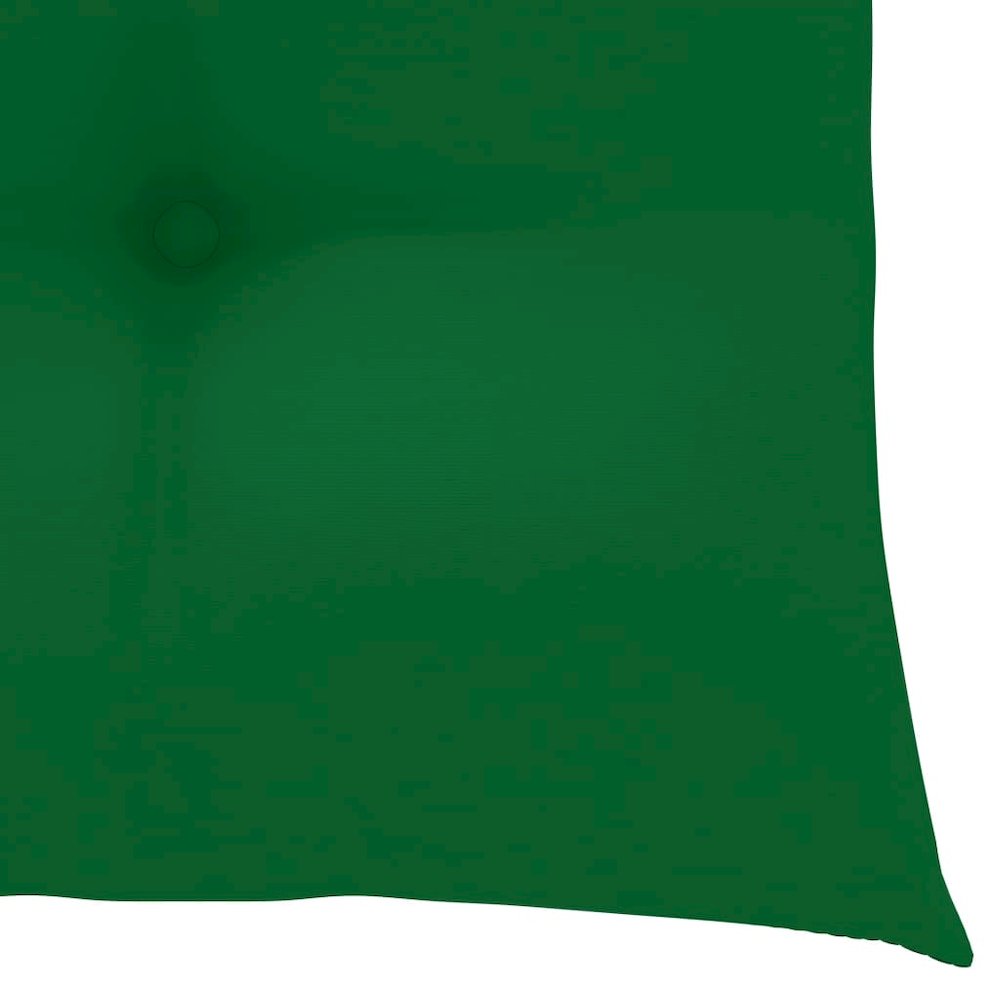 Patio Chair Set of 2 Green Solid Acacia Wood Standard Durable. Picture 12
