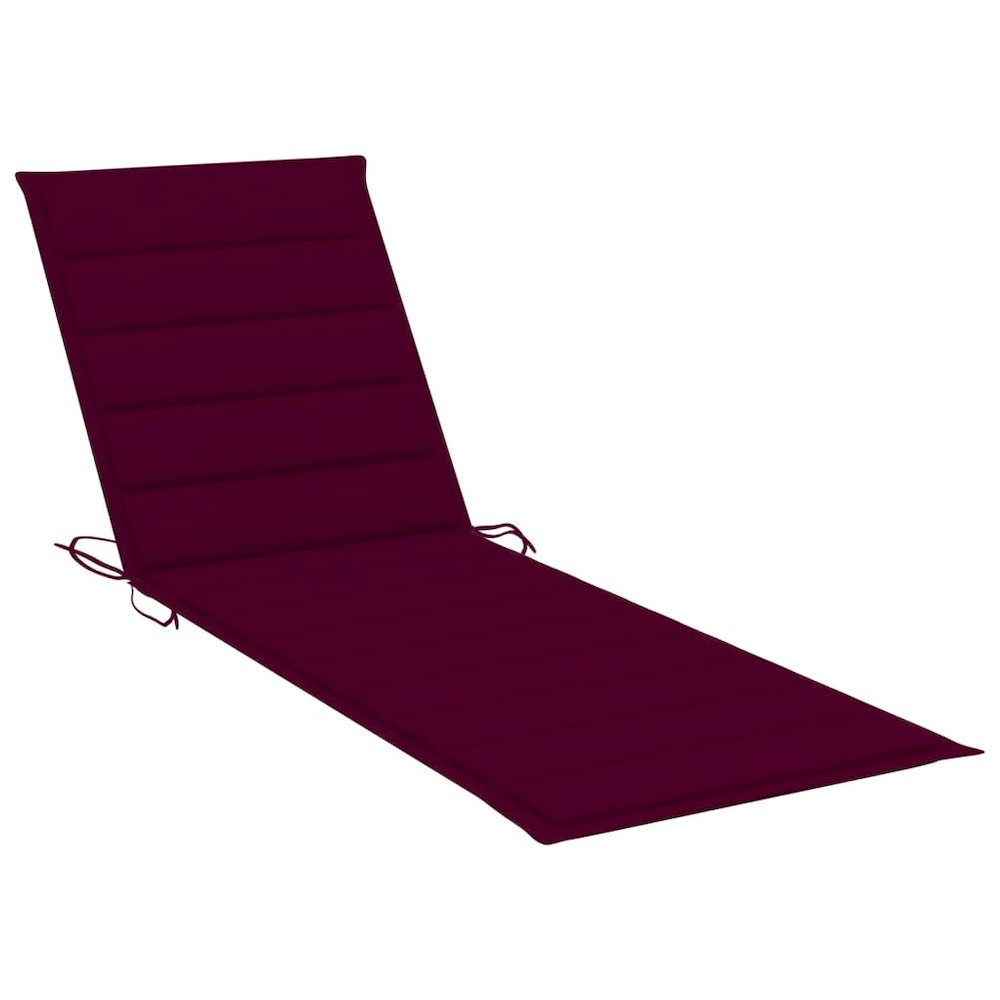 Sunlounger Grey Solid acacia wood Standard size loungers. Picture 5
