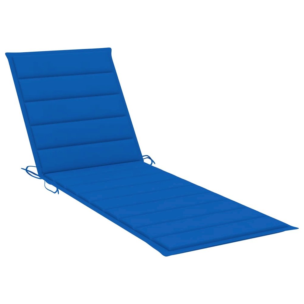 Sunlounger Grey, Royal blue. Picture 5