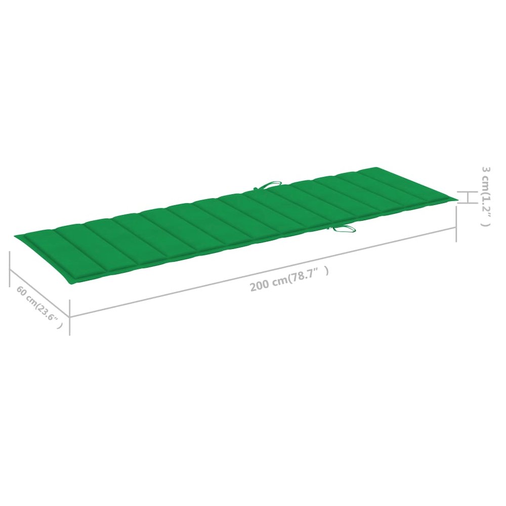 Sunlounger Natural wood Solid Acacia wood Large. Picture 7