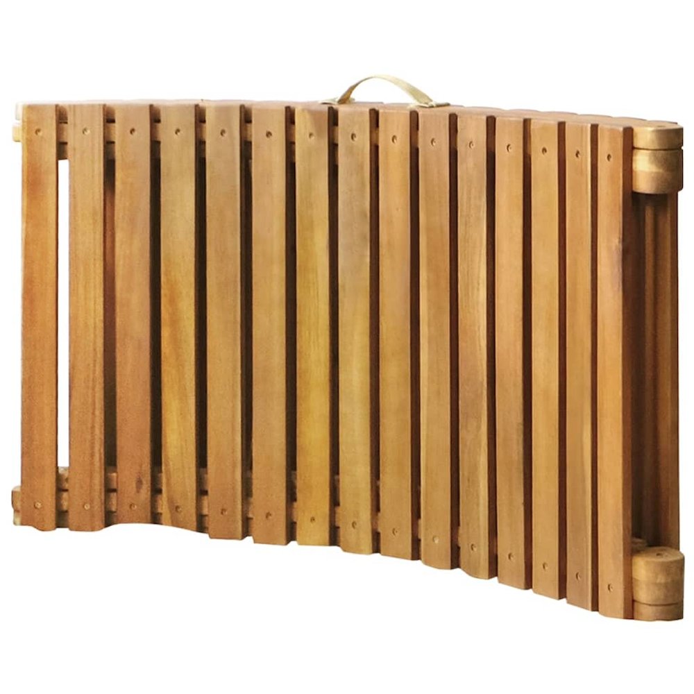 Sunlounger Wooden Solid Acacia wood Standard Foldable. Picture 4
