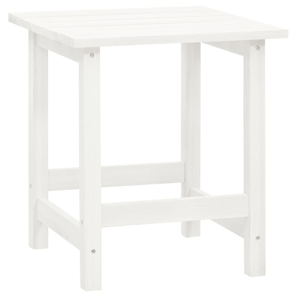 Garden Chair White Solid fir wood Standard Ergonomic. Picture 8