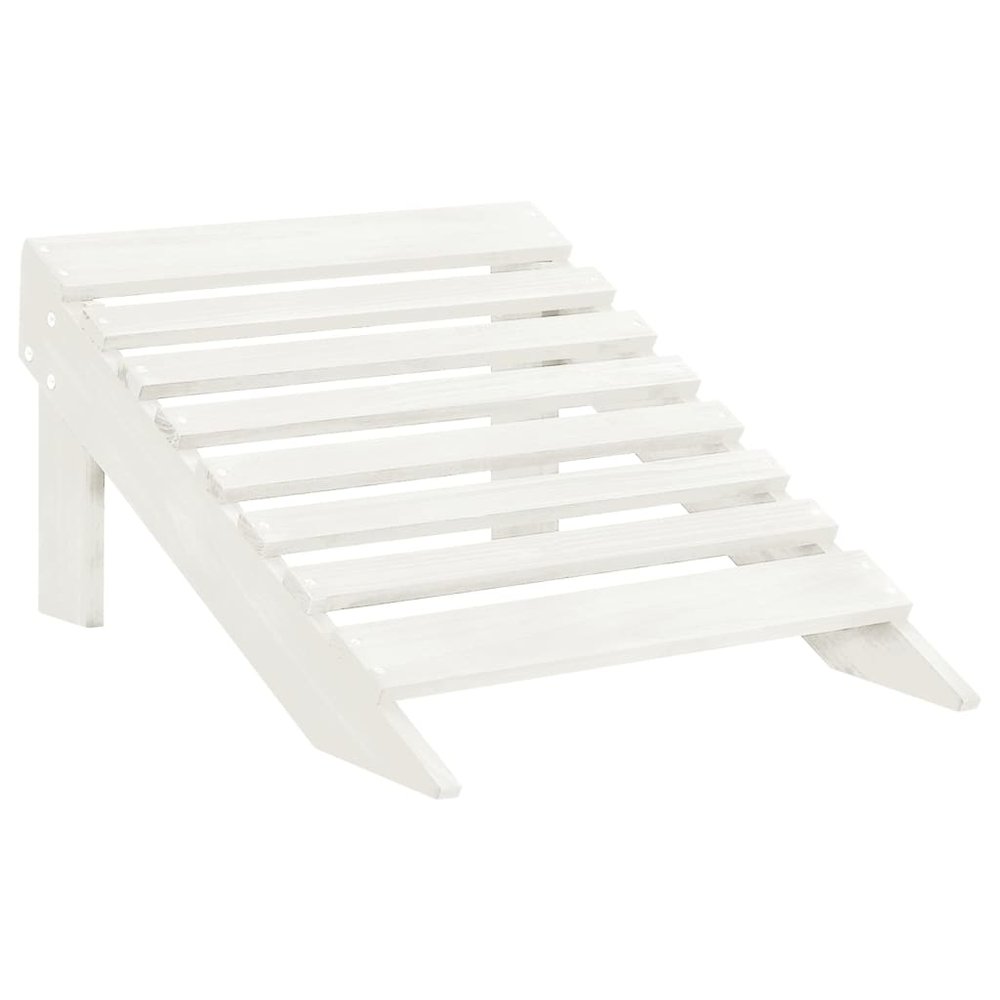 Garden Chair White Solid fir wood Large Detachable Garden Chair. Picture 11
