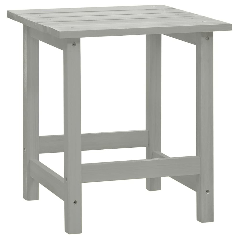 Garden Chair Grey Solid Fir Wood Large Detachable Garden Chair. Picture 12